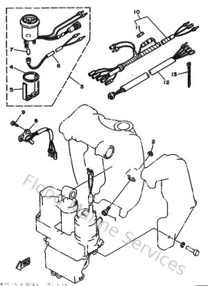 Diagram for Power Trim & Tilt Assy
