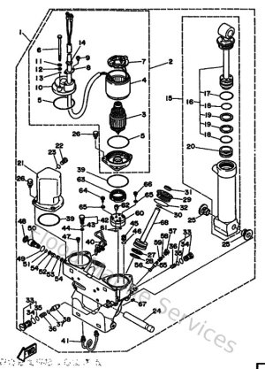 Diagram for Power Trim & Tilt Assy