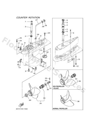 Diagram for LOWER CASING & DRIVE 4