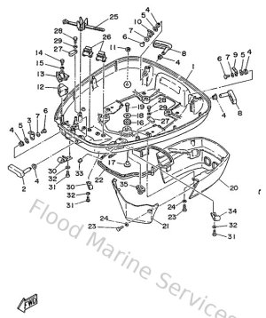 Diagram for Bottom Cowling
