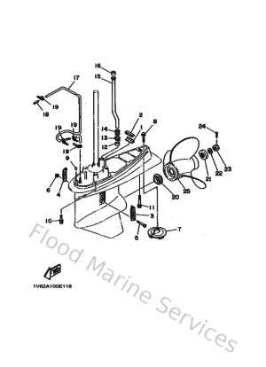 Diagram for Lower Casing & Drive 2