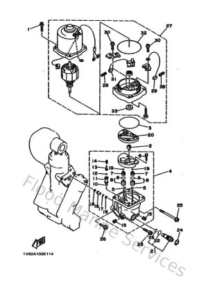 Diagram for Power Trim & Tilt Assy 2