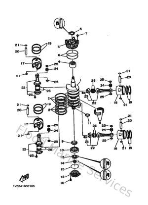 Diagram for Crankshaft & Piston