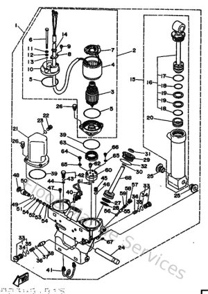 Diagram for Power Trim & Tilt Assy