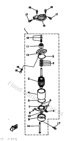 Diagram for Starting Motor