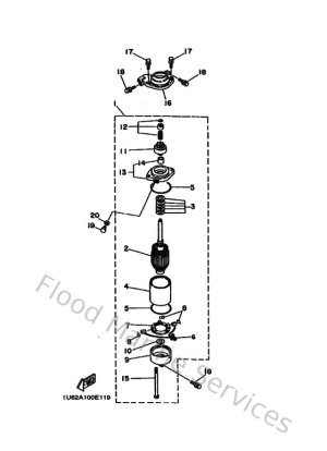 Diagram for Starting Motor