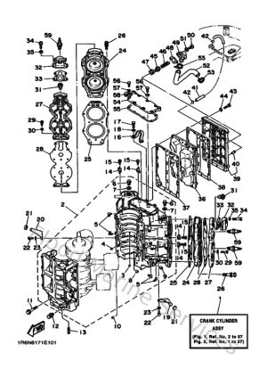 Diagram for Cylinder & Crankcase