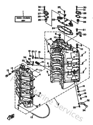 Diagram for Cylinder & Crankcase 1
