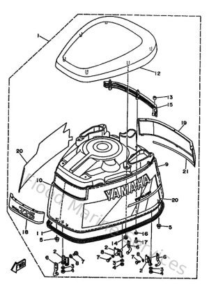Diagram for Top Cowling