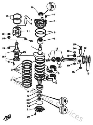 Diagram for Crankshaft & Piston