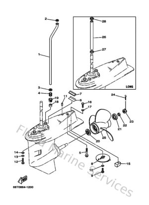 Diagram for Lower Casing & Drive 2