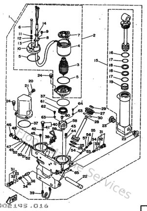 Diagram for Power Trim & Tilt Assy