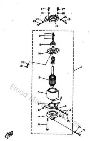 Diagram for Starting Motor