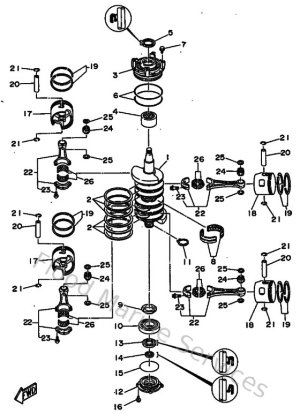 Diagram for Crankshaft & Piston