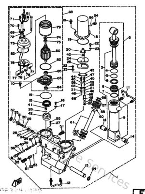 Diagram for Power Trim & Tilt Assy