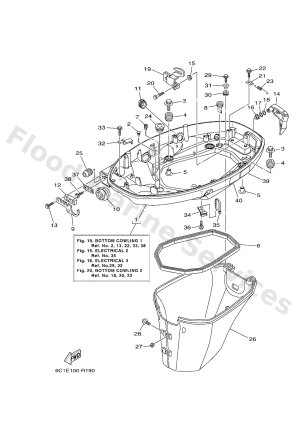 Diagram for BOTTOM COWLING 1