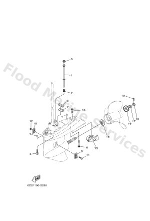 Diagram for LOWER CASING & DRIVE 2