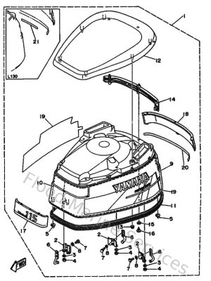 Diagram for Top Cowling