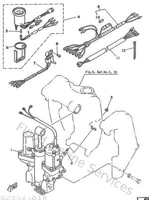 Diagram for Power Trim & Tilt