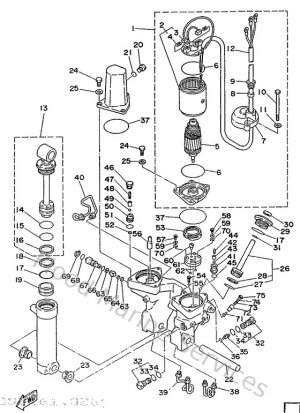 Diagram for Power Trim & Tilt Assy