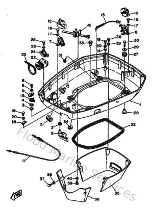 Diagram for Bottom Cowling