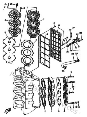 Diagram for Cylinder & Crankcase 2