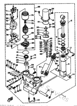 Diagram for Power Trim & Tilt Assy