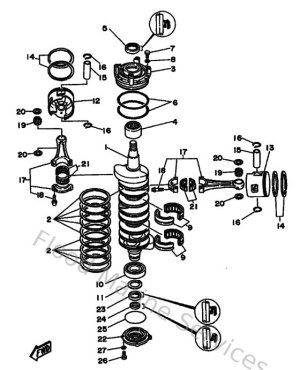 Diagram for Crankshaft & Piston