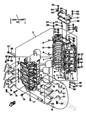 Diagram for Cylinder & Crankcase 1