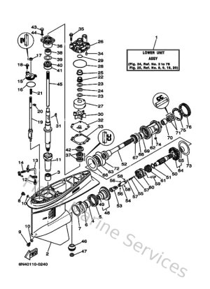 Diagram for Lower Casing & Drive 3