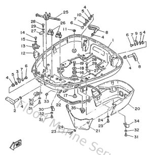 Diagram for Bottom Cowling