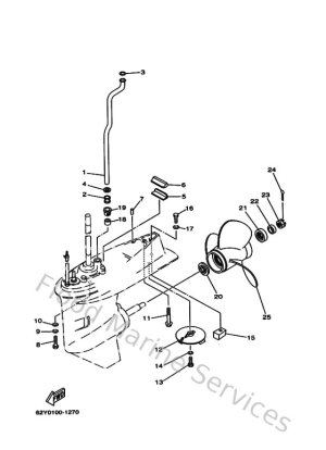 Diagram for Lower Casing & Drive 2