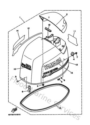 Diagram for Top Cowling