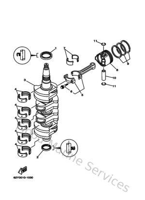Diagram for Crankshaft & Piston