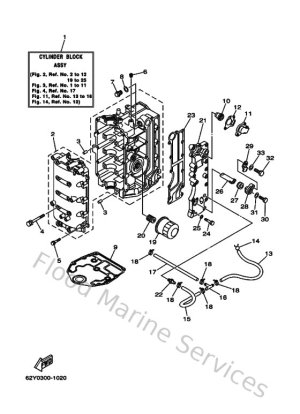 Diagram for Cylinder & Crankcase
