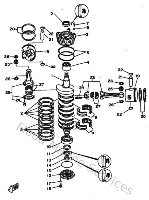 Diagram for Crankshaft & Piston