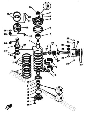 Diagram for Crankshaft & Piston
