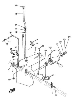 Diagram for Lower Casing. Drive 2