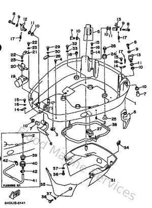 Diagram for Bottom Cowling