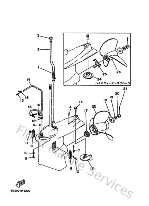 Diagram for Lower Casing & Drive 2