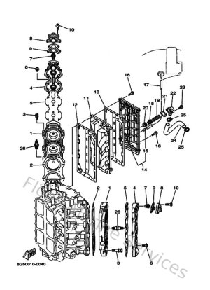 Diagram for Cylinder & Crankcase 2