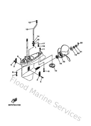 Diagram for Lower Casing & Drive 2