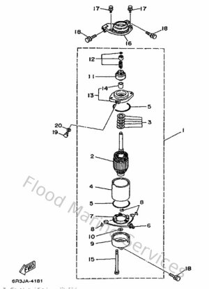 Diagram for Starting Motor