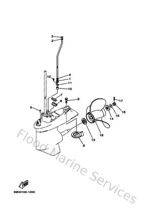 Diagram for Lower Casing & Drive 2