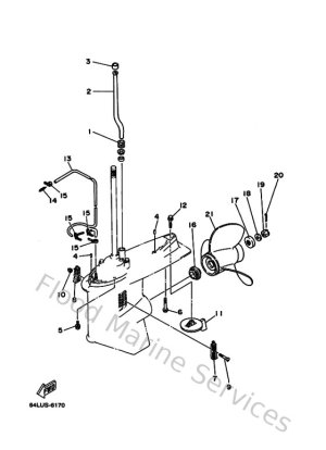 Diagram for Lower Casing & Drive