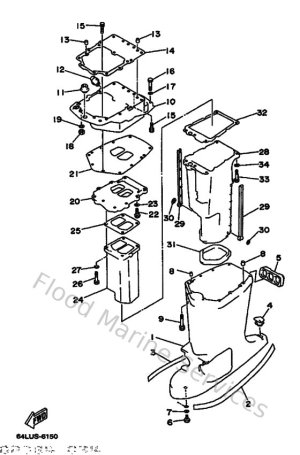 Diagram for Upper Casing
