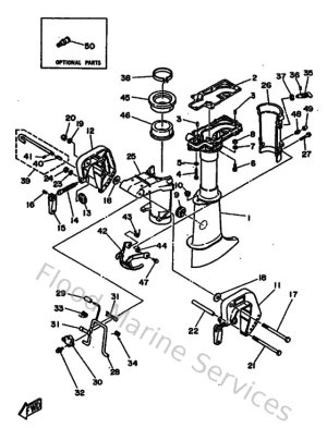 Diagram for Upper Casing & Bracket