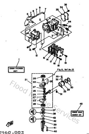 Diagram for Cylinder & Crankcase
