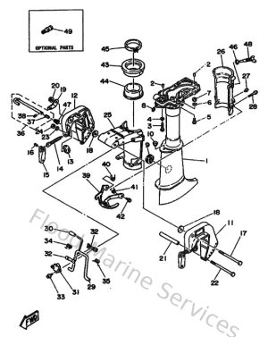 Diagram for Upper Casing & Bracket