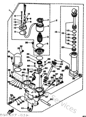 Diagram for Power Trim & Tilt Assy